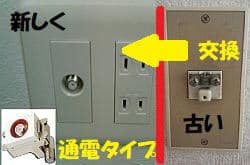 埋め込みコンセント