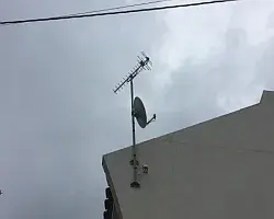 地デジアンテナとBS/CSの調整工事